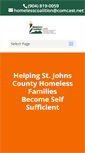 Mobile Screenshot of homelesscoalitionstjohns.com